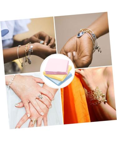 STOBOK 180 Pcs Jewelry & Screen Cleaning Cloths - Double-Sided Fleece for Glasses Phones & Computers - 8x8 CM Pack of 3 - Buy Online on GoSupps.com