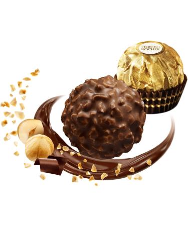 FERRERO ROCHER Fine Hazelnut Milk Chocolate Gift Box 48 Count Ideal Hostess Gift 600g & Premium Chocolate Bar Milk Chocolate with Hazelnuts and Almonds Bar 90g - Buy Online on GoSupps.com