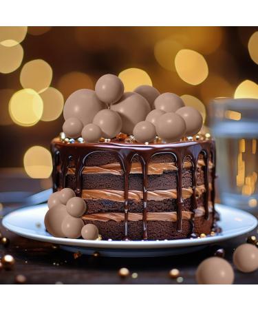 Astaron 20-Piece Mini Balloon Tortendeko Balls Cake Topper - Light Brown Rabbit Decor for Weddings & Birthday Parties - Buy Online on GoSupps.com