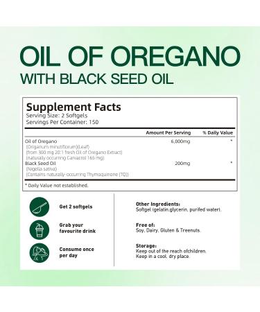 VivoNu Oil of Oregano Softgels 6000mg - 300 Softgels - Buy Online on GoSupps.com