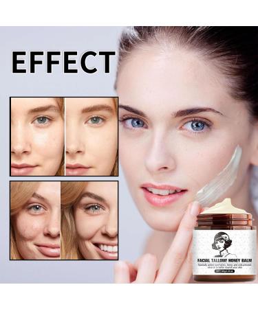  G n rique Tallow and Honey Balm Tallow and Honey Face Balm Facial Moisturizer for Women - Non-Greasy Body Butter Cream for Face Nourishing Skin Care Cream - Buy Online on GoSupps.com