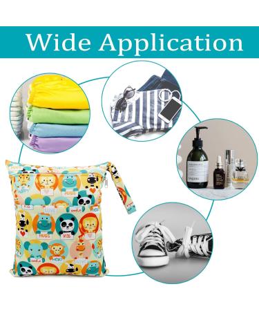 Fenfang Diaper Pocket Wetbag - 3 Reusable Waterproof Laundry Bags for Cloth Diapers & Kindergarten - Orange Organizer - Buy Online on GoSupps.com