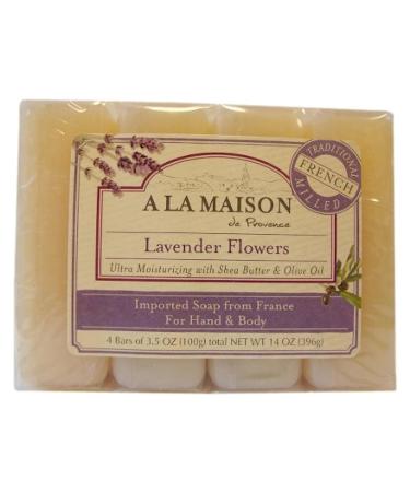 A La Maison Bar Soap Lvndr Flwr Value 4 Ct