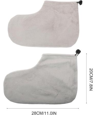FRCOLOR 1 Pair Wax Warm Foot Cover Paraffin Wax Foot Covers Heated Glove Paraffin Wax Booties Paraffin Wax Warmer Spa Gloves Simple Paraffin Wax Foot Wear Cover Mittens Cotton Tool - Buy Online on GoSupps.com