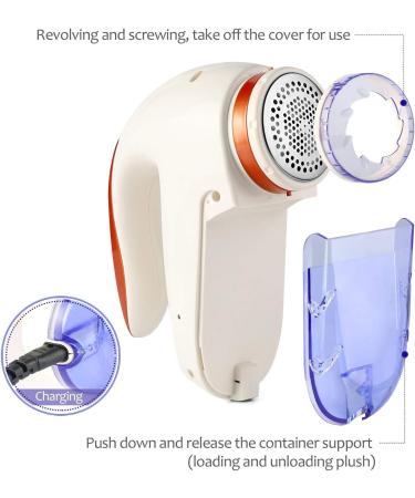 Portable Electric Fabric Shaver & Lint Remover - Effortlessly Remove Fluff Balls & Bobbles | Extra Blade & Brush Included - Buy Online on GoSupps.com