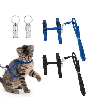 Adjustable scraps cat lines 2 pieces of cat vest with a leash and 2 pieces of pet ida day adjustable nylon harnesses cat leash outbreak -safe cat vest cat dishes for small cats and rabbit