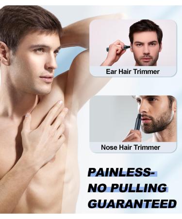 2024 Professional Nose Hair Trimmer for Men & Women - LED Display USB Rechargeable Waterproof Dual Edge Blades - Painless Grooming Tool - Buy Online on GoSupps.com