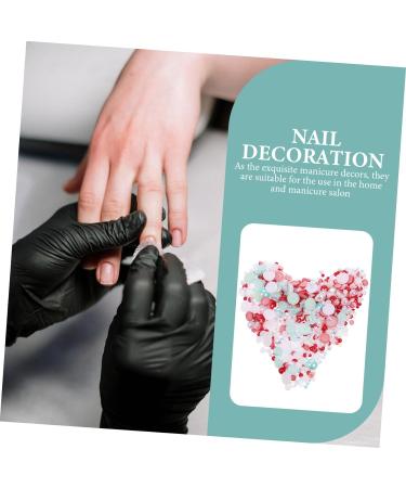 minkissy 4pcs 1 Nail Resin Drill Bling Accessories Nail Decorations for Nail Art House Accessories for Home Bling Decor Rhinestone Jewelry Nail Jewelry Nail Accessories Beadwork Pearl 0.8X0.8cmx4pcs As Shown 2x4pcs - Buy Online on GoSupps.com