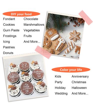 Domi Pro Food Color - 3PC White Cake Decoration for Kids & Adults | DIY Ice Cream Color | 0.1 ML - Buy Online on GoSupps.com