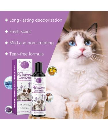 LearnLyrics Pet Conditioner Pet Shampoo for Dogs Natural Lavender Dog Shampoo 100ml Deodorizing Shampoo for Puppies - Buy Online on GoSupps.com