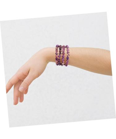 EXCEART 2pcs Christmas Beads Beaded Decor Stone Bead Bracelet Beads Jewelry for Jewelry Making Bead Jewelry Stone Bracelet Stone Jewelry Round Beads Emperor Stone Necklace Purple Purple 0.60X0.60X0.60CM - Buy Online on GoSupps.com