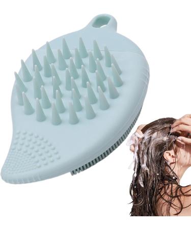 Facial Washer Face Washer - Double Sided Silicone Face Scrub Brush | Manual Skin Care Scalp Brush Versatile Hand Scrubber Grey-green - Buy Online on GoSupps.com
