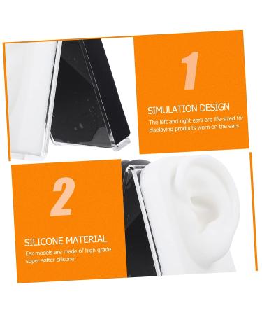 Hemoton Silicone Ear Model Piercing Tools Set - Jewelry Pro Tools for Ear Piercing Practice | Simulation Earrings Mold - Assorted Colors - 8X5CM - Buy Online on GoSupps.com