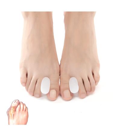 16Pcs/8Pair Gel Toe Spacers Separators Bunion Corrector Overlapping Toes Pads for Women and Men