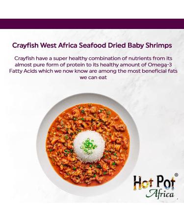 Hot Pot Africa Crayfish Seasoning (100g) - Dried Smoked Ground & Tasty Blended Spice for Cooking - Buy Online on GoSupps.com