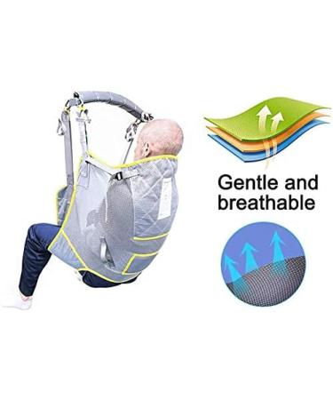 Large U Sling Full Body Patient Lift Sling with Mesh Medical Lift Equipment with Commode Cutout Four Point Support Tranfer Sling for Elderly and Disabled bonny369 - Buy Online on GoSupps.com