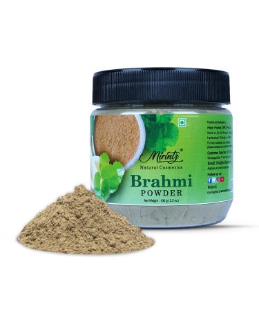 Mirintz 100% Natural Brahmi Powder | (100 gms) Pure Bacopa Monnieri Powder Herbal Supplement | Brahmi Powder for Hair Growth | Bacopa Powder Ayurvedic Support for Healthy Hair | Herbal Hair Mix