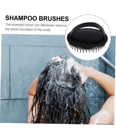 CLISPEED 12pcs Massage Shampoo Brush - Silicone Hair Scrubber for Shower & Bath - Durable Plastic Ideal for Scalp Care International Shipping Available - Buy Online on GoSupps.com
