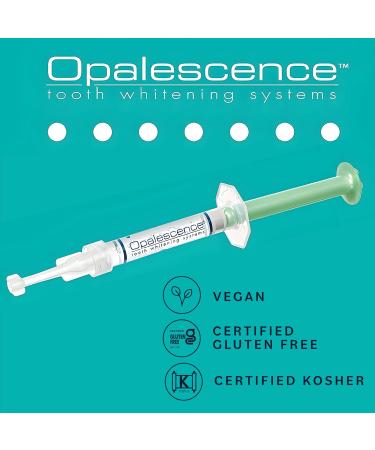 Opalescence 20% Teeth Whitening Gel Syringes - Refills Kit (4 Packs / 8 Syringes) Carbamide Peroxide. Made by Ultradent in Cool Mint Flavor. Mint Tooth Whitening - D-5196-4 - Buy Online on GoSupps.com