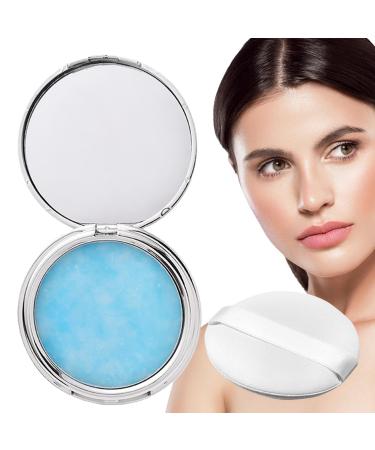 Lavender Chilla Matte Powder, Lavender Chilla Matte Powder Oil Control, Chilla Polvo Compacto With Mini Powder Puff (1 PCS)