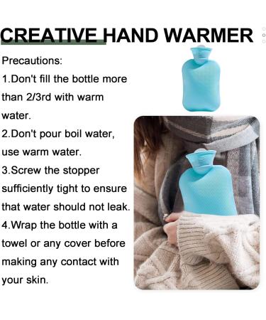 Premium Natural Rubber Heat Bottle - Large Opening 500ml | Safe & Exhaustive Heat Bottle for Children & Adults - Buy Online on GoSupps.com