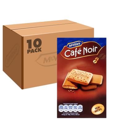 McVitie's Caf Noir Coffee Flavoured Biscuits 175 g (Pack of 10)