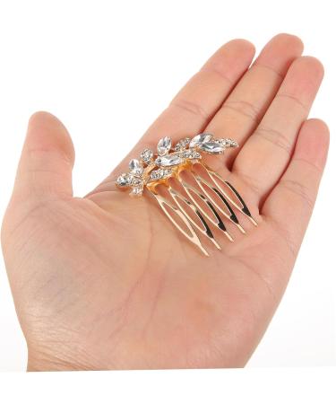 MAGICLULU hair comb bride hair side comb rhinestones Miss rhinestone hair comb bride issue card wedding eyebrow brush mini bangs comb hair accessories bride rhinestone hair comb - Buy Online on GoSupps.com