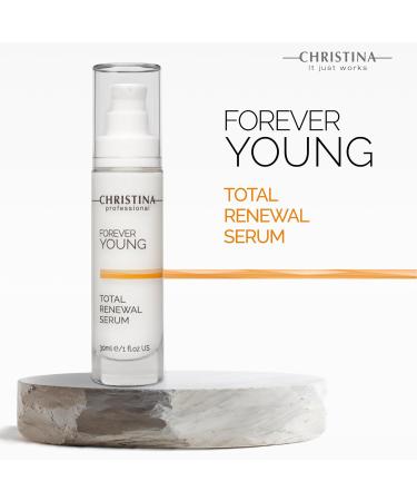 Christina Forever Young Renewal Serum - Rejuvenating Face Serum for All Skin Types | 30ml | Velvety Feel Easy Daily Application Lasting Skin Health - Buy Online on GoSupps.com