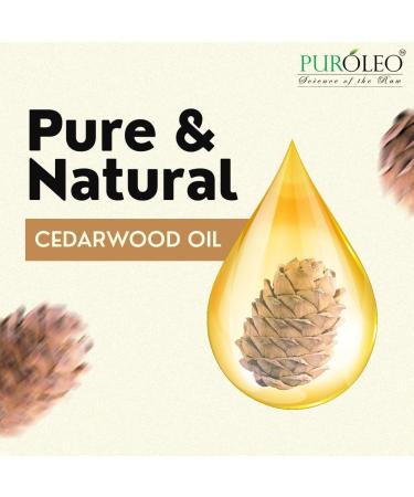 PUROLEO Cedarwood Essential Oil 8 Fl Oz/236 ML (Packed in Canada) 100% Pure & Natural Cedarwood Oil for Aromatherapy Relaxation and Skin Care - Cedarwood Oil for Diffuser 8 Fl Oz (Pack of 1) - Buy Online on GoSupps.com