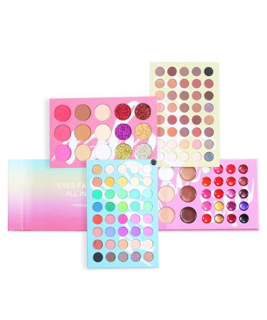 Eye Shadow Palette Makeup | 121-Colors Fusion Eyeshadow Palette | Blendable Full Face Eye Make Up for Beginners Most Skin Tones Smokey Eye Nicything