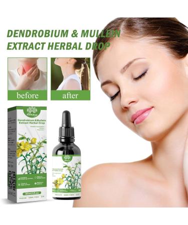 3 Pieces Clearbreath Dendrobium & Mullein Extract - Powerful Lung Support Herbal Drops for Optimal Health - Buy Online on GoSupps.com