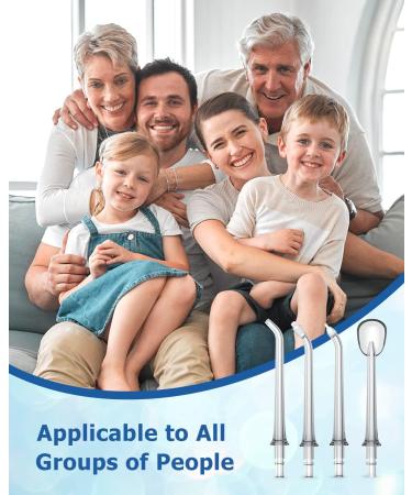 Operan Replacement Tips for Water Dental Flosser 4 Pack of Dental Care Accessories for Optimal Oral Hygiene - Buy Online on GoSupps.com