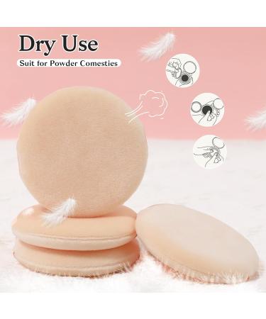 10 Pieces Powder Puffs for Face Powder 2.36 inch Makeup Puff for Powder Foundation Velour Powder Puff Pure Cotton Powder Applicator Cotton Cosmetic Powder Makeup Puffs Pads with Ribbon Yellow - Buy Online on GoSupps.com
