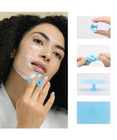 Silicone Facial Mask Applicator & Skin Care Tools Set - 4 Pcs Face Scrubber Mask Brush & Lip Exfoliator for Flawless Skin - Buy Online on GoSupps.com