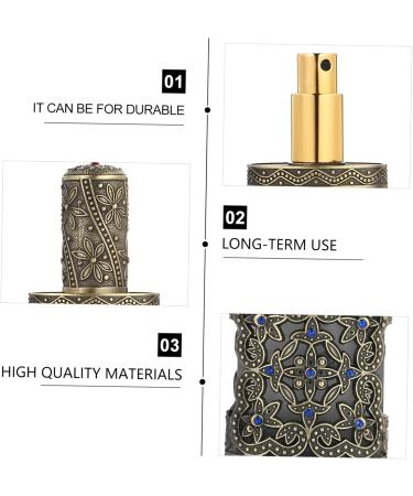 minkissy Perfume Bottle Scent Sample Bottle Essential Oil Container Essential Oil Sample Bottle Mens Colgne Makeup Mister Spray Fragrance Aromatherapy Bottle Travel Composite Material Blue 15 ml - Buy Online on GoSupps.com