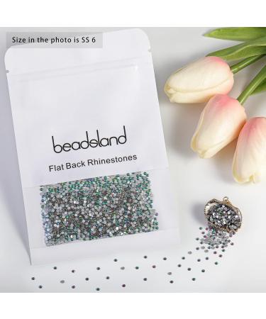 Beadsland 1440 PCS Green Volcano Rhinestones - Flat Back Nail Crystals SS6 (1.9-2.0mm) for Stunning Nail Art - Buy Online on GoSupps.com