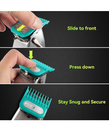 Shop 3 Clipper Guards for Andis & Oster - Replacement Guides Size #0 1/2 1 | International Shipping Available - Buy Online on GoSupps.com