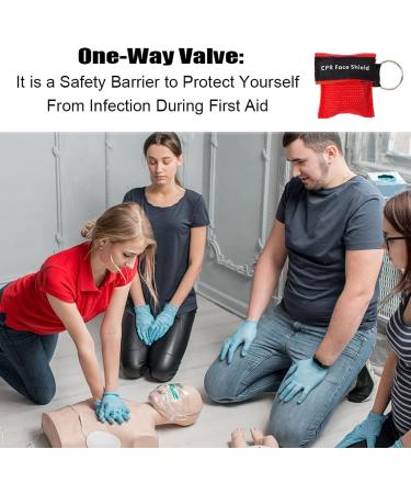 6 Respiratory Masks with Key Rings - Ventilation Masks for Emergency & Rescue | Mouth-to-Mouth Protection Equipment - Buy Online on GoSupps.com