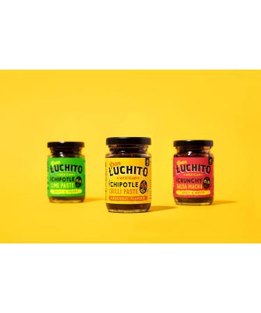 Gran Luchito Mexican Chili Gift Set - Authentic Chipotle Paste Salsa Macha & Chipotle Lime Jars | Perfect International Gift - Buy Online on GoSupps.com