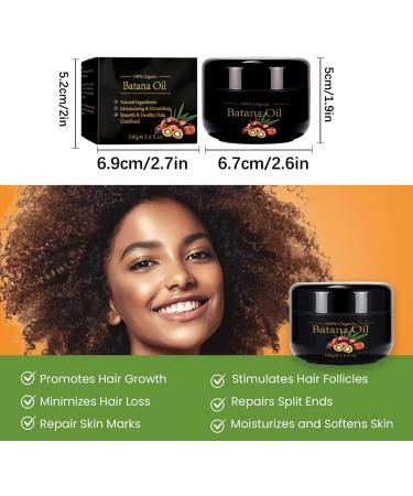 Hair Butter with 100% Pure Raw Batana Oil Batana Oil for Hair Growth Repair Damaged Hair Natural Hair Growth Oil Effective Against Regional Alopecia Hair Growth Butter for All Hair Types - Buy Online on GoSupps.com