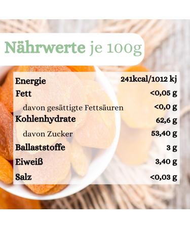  1001 Frucht 1001 Frucht dried apricot 1000g dried fruit cereal dehydration sugar free fruit snack candy turkey dried fruit airsoft non GMO - Buy Online on GoSupps.com