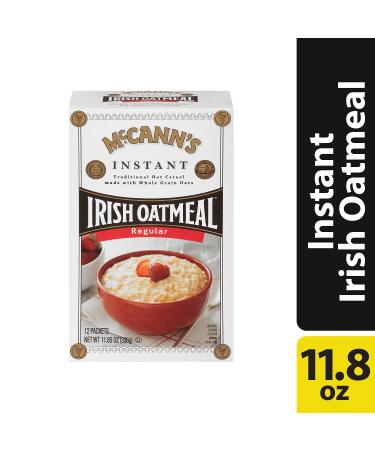 McCannâs Regular Instant Irish Oatmeal  12 count-11.85 ounce - Buy Online on GoSupps.com