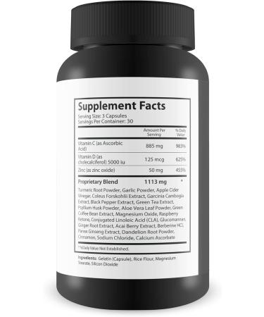 Pro Gut Repair: Leaky Gut Supplements with High Fiber, Vitamins C & D, Turmeric, Zinc for Digestive Health - Buy Online on GoSupps.com