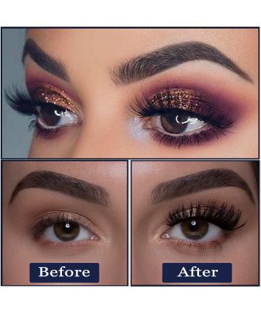 Magnetic Eyelashes 3D Full Volume - 7 Pairs with 2 Tubes Magnetic Eyeliner | Waterproof Natural Look Long Lasting & Reusable - Buy Online on GoSupps.com