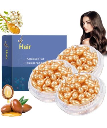 Hair Densityboost Capsules, Hair Serum Capsules, Hair Treatment Serum, Hair Vitamin Serum Capsule, Hair Serum For Frizzy And Damaged Hair (3 Boxes)