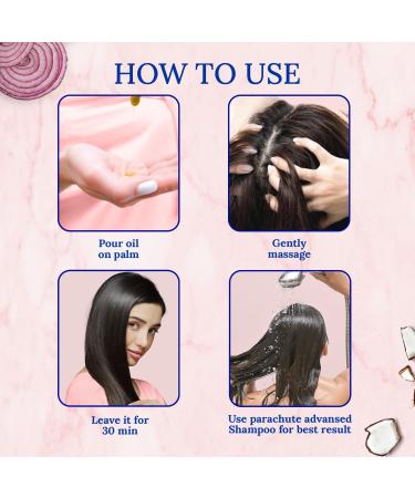Advansed Onion Hair Oil - 200ml | Boost Hair Growth & Control Hair Fall with Coconut Oil & Vitamin E | International Shipping Available - Buy Online on GoSupps.com