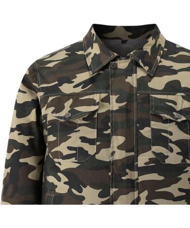 USB Cooling Jacket for Men - 4 Wind Speeds Easy to Clean XL Camouflage - Perfect for Outdoor Activities - Buy Online on GoSupps.com