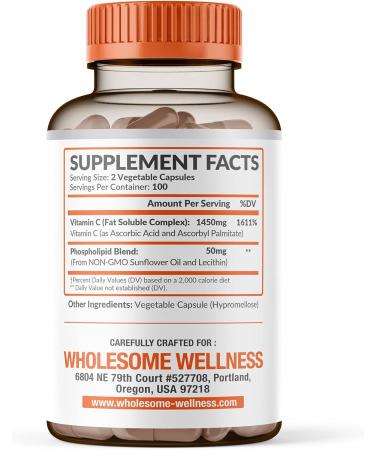 Wholesome Wellness Liposomal Vitamin C Capsules + Multi Collagen Protein Powder Hydrolyzed Bundle - Buy Online on GoSupps.com