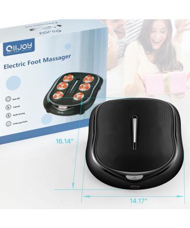 Alljoy Shiatsu Foot Massager with Warmth - Electrical Device for Plantar Fasciitis Relief 18 Kneading Heads & Circulatory Stimulator - International Shipping Available - Buy Online on GoSupps.com