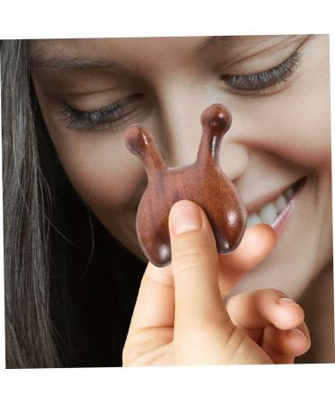 FRCOLOR Sandalwood Massage Comb & Eye Massager Set - 8-Piece Wooden Health Tools for Scalp & Nose Massage - 5.7x4.0x1.8cm - Buy Online on GoSupps.com